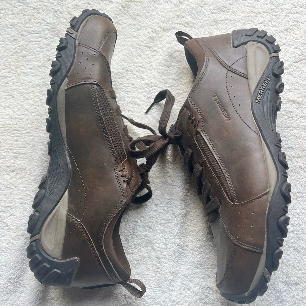 Merrell Dark Earth Performance Footwear Hommes Brown Hiking Shoes Men’s Size 15